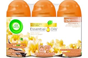 Airwick Freshmatic Air Freshener Refills, Vanilla Passion, Lasts upto 210 Days, (180g x3 Refills)