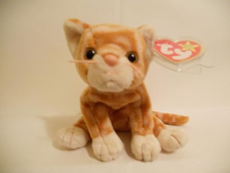 orange cat beanie baby