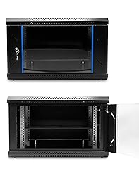 QWORK 6U Network Server Cabinet Enclosure, Wall