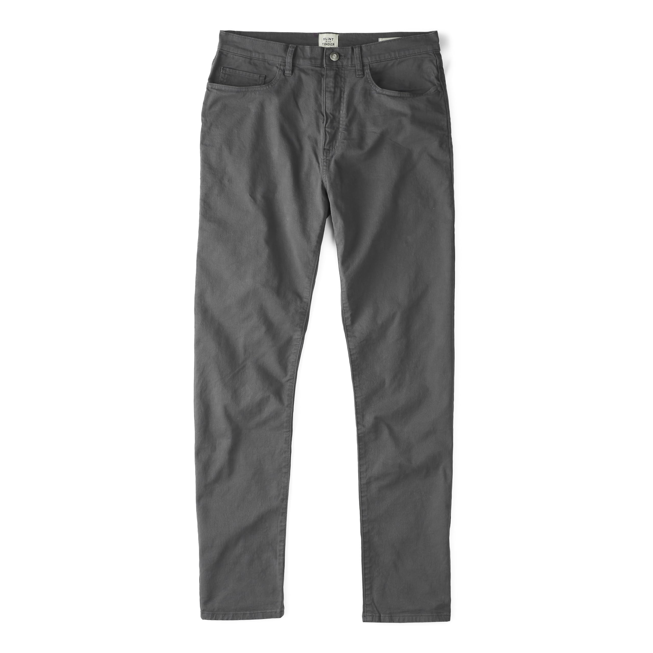 Photo 1 of Huckberry Flint and Tinder Men's 365 Pant, Slim Fit, Charcoal, Size 38 x 30