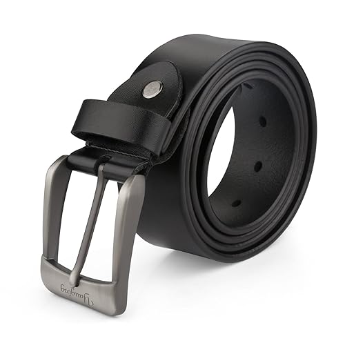 mens leather belts amazon