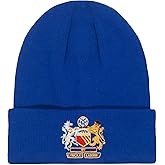 fan originals Beanie Bobble Hat Manchester Crest 68 United European Colours Blue