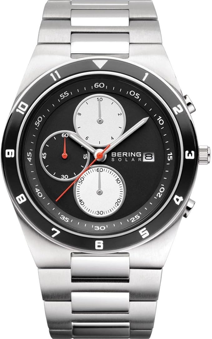 BERING Time 34440702 Mens Solar Collection Watch with Stainless steel
