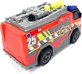 Dickie Toys Majorette Fire Truck 15 cm Realistic Red Engine with Lights view 3