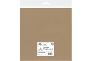 Chipboard 12x12 1X Heavy 52pt Natural 2pc