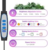 Wolezek Grow Lights 80 LED 4 Head Full Spectrum Plant Light with Clip view 4