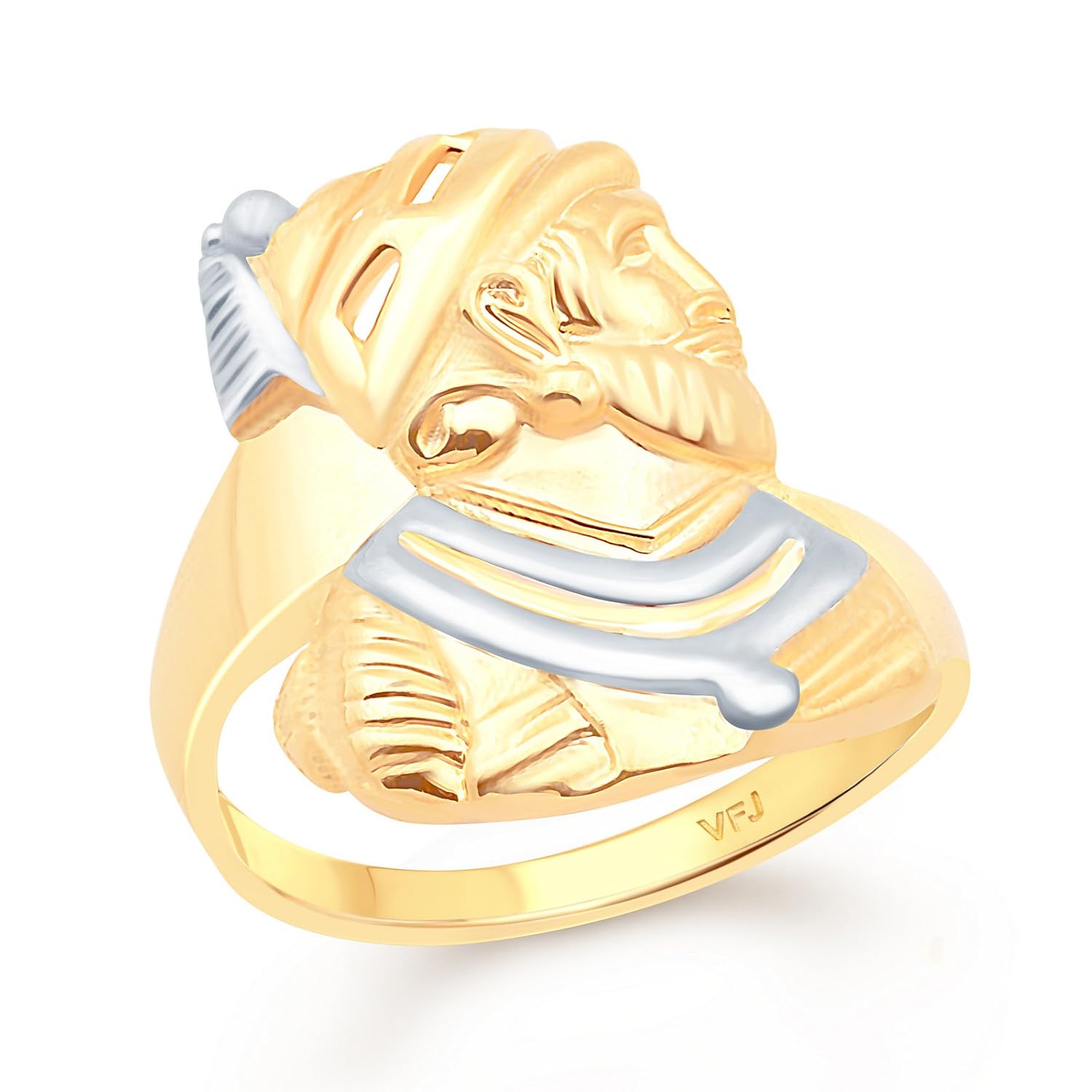 shivaji maharaj gold ring