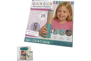 Quick Click Bracelet Maker Kit, Cool Bracelet Making Machine, DIY Jewelry Craft Kit Rotate Click Wear, Fun DIY Jewelry Set fo