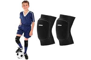 YEEKORO Kids Knee Pads with Thicken Pad Knee Support Sleeve for Kids Soft Warmer Knee Protective Pads for Running Basketball 
