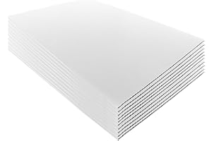 WHOLESALE ARTS AND FRAMES 24x48 4mm Corrugated Plastic Sheets 10 Pack White Lightweight, Blank Boards Double Sided for Lawn Signs, Garage Sales and Real Estate.Various Sizes, Colors WholesaleArtsFrames-com Ships from Florida