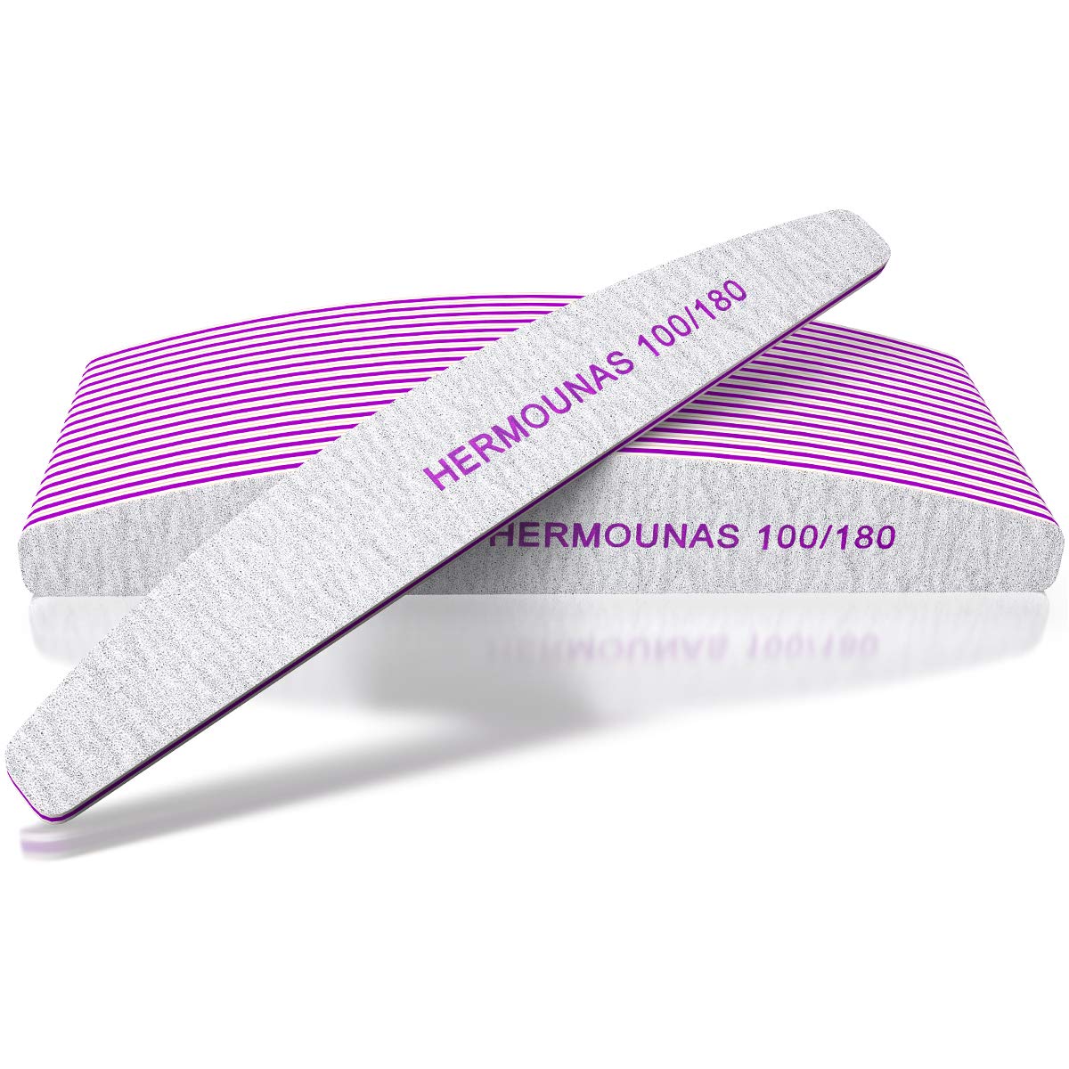 18 PCS Nail Files, Nail Files and Buffers Professional Double Sided 100/180 Grit Nail Styling Tools for Home and Salon Use : Beauty