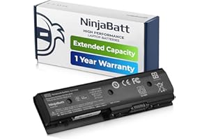 NinjaBatt Battery for HP 699468-001 671731-001 M006 MO06 MO09 672412-001 M6-1105DX HSTNN-YB3N HSTNN-LB3N M6-1205DX HSTNN-UB3N M7-1015DX M009 TPN-W106 - High Performance [6 Cells/4400mAh/49Wh]