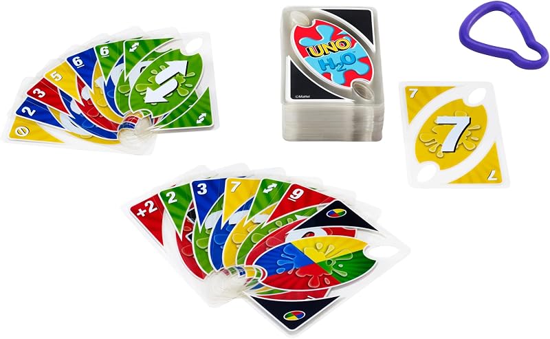 UNO H2O to Go – wasserfeste Karten, 2–10 Spieler, ab 7 Jahren