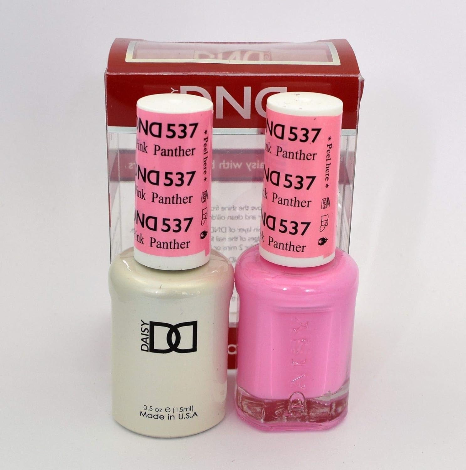 Amazon Com Dnd Gel Matching Polish Set 537 Panther Pink Beauty