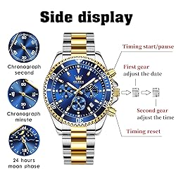 OLEVS Watches for Men Business Dress Big Face