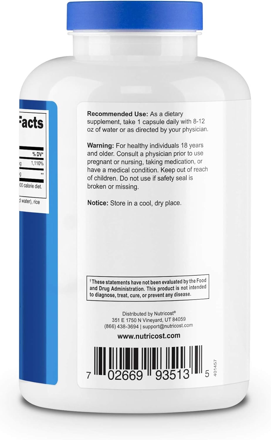 Nutricost Vitamin C with Rose Hips 1025mg, 240 Capsules - Vitamin C 1,000mg, Rose Hips 25mg, Premium, Non-GMO, Gluten Free Supplement: Health & Personal Care