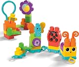 Mega Brands Mega Bloks Fisher-Price Sensory Caterpillar Train 30 Pieces HKN44 view 5