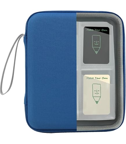 Álbum De Recortes Con Cremallera Para 480 Tarjetas | 12 Bolsillos, Libre De ácido Y PVC, Funda Flexible Con Banda Elástica