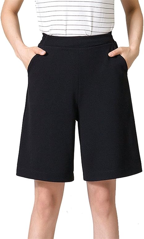 Amazon キュロット レディース ひざ丈 ショートパンツ ハーフパンツ キュロット 通販