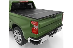 YITAMOTOR FRP Hard Tri-fold Truck Bed Tonneau Cover Fits for 2014-2018 Chevy Silverado/GMC Sierra 1500, Fleetside 5.8 ft Bed
