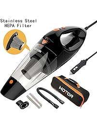 HOTOR Corded Car Vacuum, DC 12V Car Vacuum Cleaner