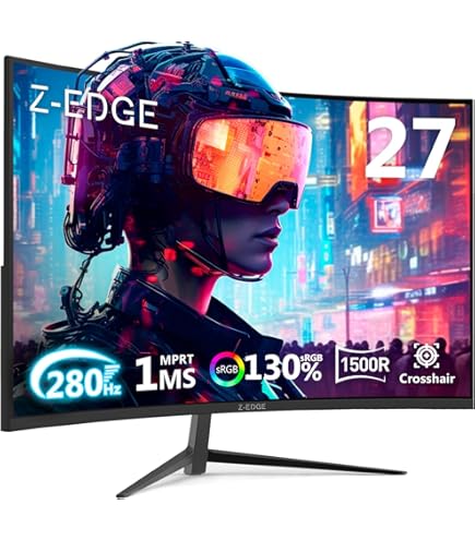 Amazon.com: Z-Edge 27 inch Gaming Monitor, FHD 1080P 240Hz, Ultra