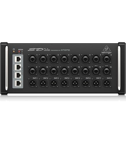 Amazon.com: Behringer Caja de etapa de E/S SD16 con 16