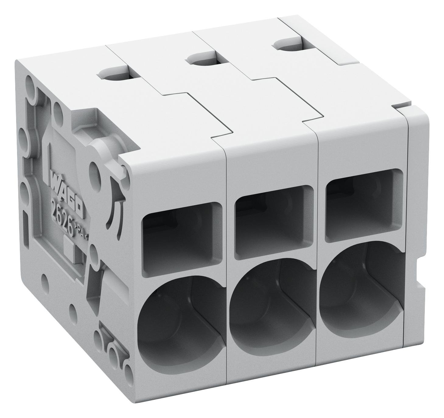 2626-1104/020-000 - Wire-To-Board Terminal Block, 7.5 mm, 4 Positions, 20 AWG, 8 AWG, 10 mm?, Push I