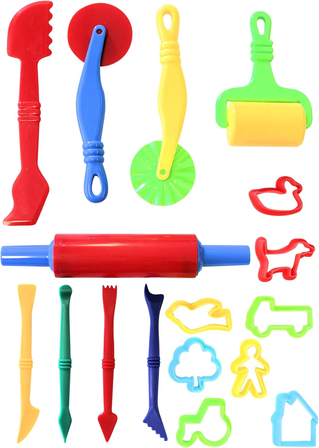 Kids B Crafty Dough Tools, Cutters And Modelling Tools Amazon.co.uk