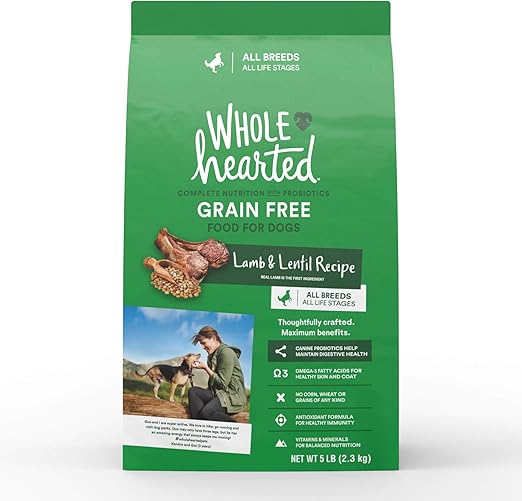 wholehearted lamb dog food