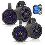 4" Waterproof Marine Wakeboard 300 Watt LED Tower