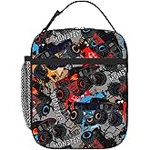 Monster Truck Insulated Lunch Bag Kids,Kids Lunch Box for Girls Boys,Bento Lunch Box Cooler Bag with Front Pocket for Women Men,Cute Lunch Tote Bag Lunchbox for Work/Office/School/Picnic