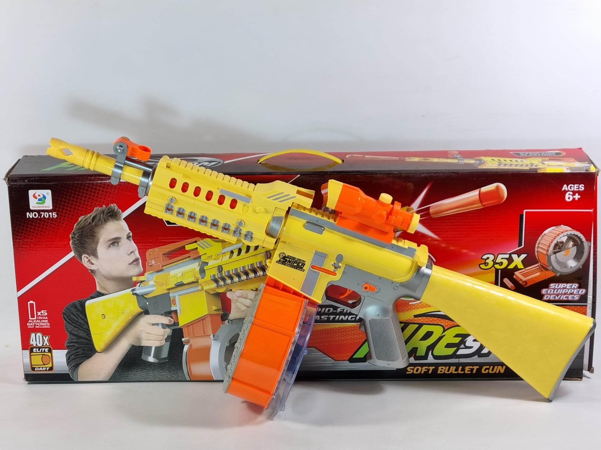 Photon Storm Toy Gun - Semi Automatic Soft Dart Gun