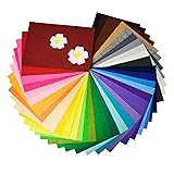 Simetufy 8 x 12 Inch Felt Sheets for Crafts, 40 Pcs