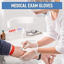 Powder Free Disposable Gloves Large -100 Pack