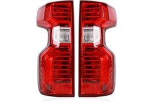 Tail lights Halogen Assembly Compatible with 2019-2025 Silverado 1500 2500HD 3500HD OE Style Rear Light Taillights Replacemen