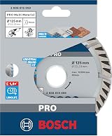Bosch 125 mm Diamond Cutting Disc Universal Pro for Bore 22.23 mm view 2