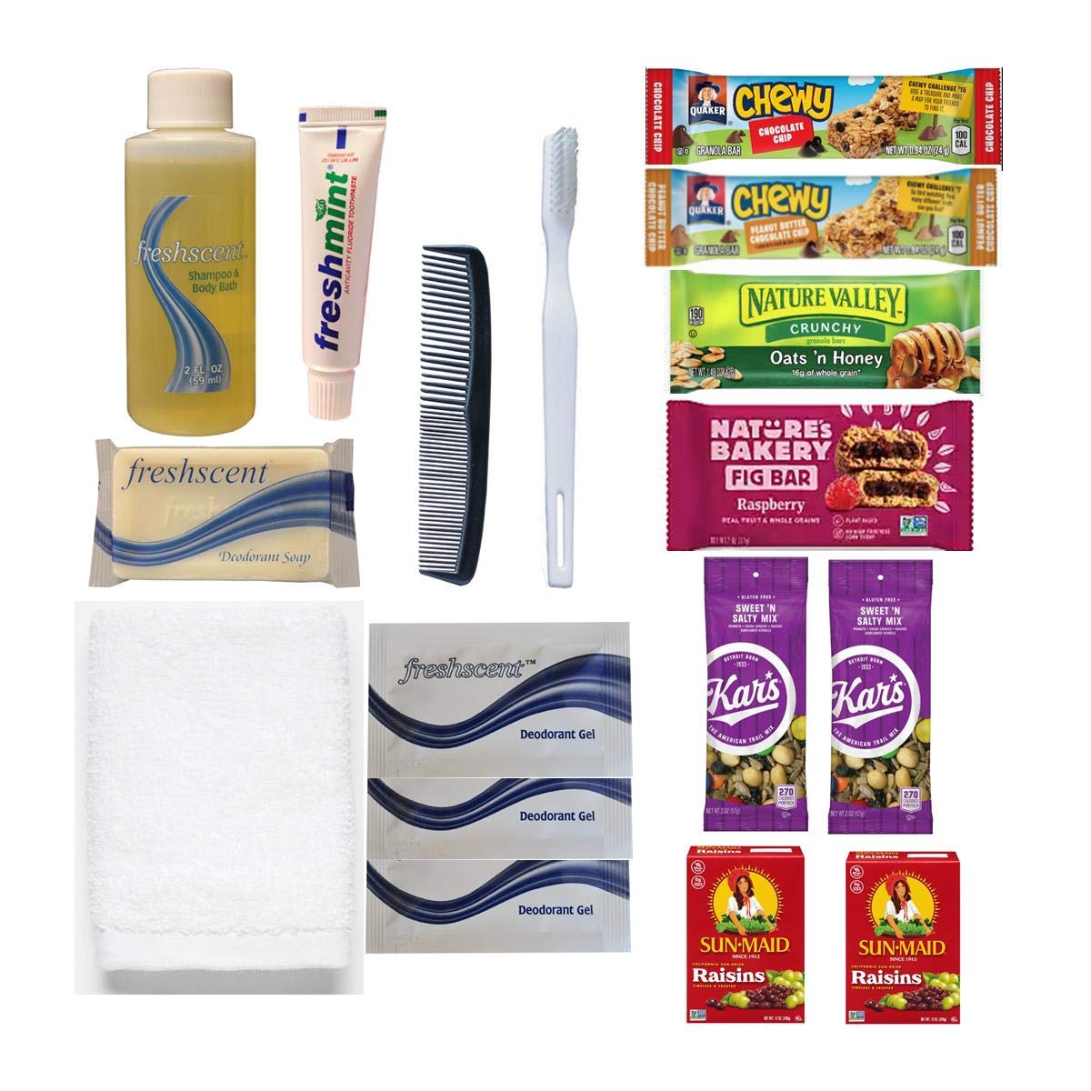 Energy Hygiene Kit 24 Kits Essential Hygiene with Food