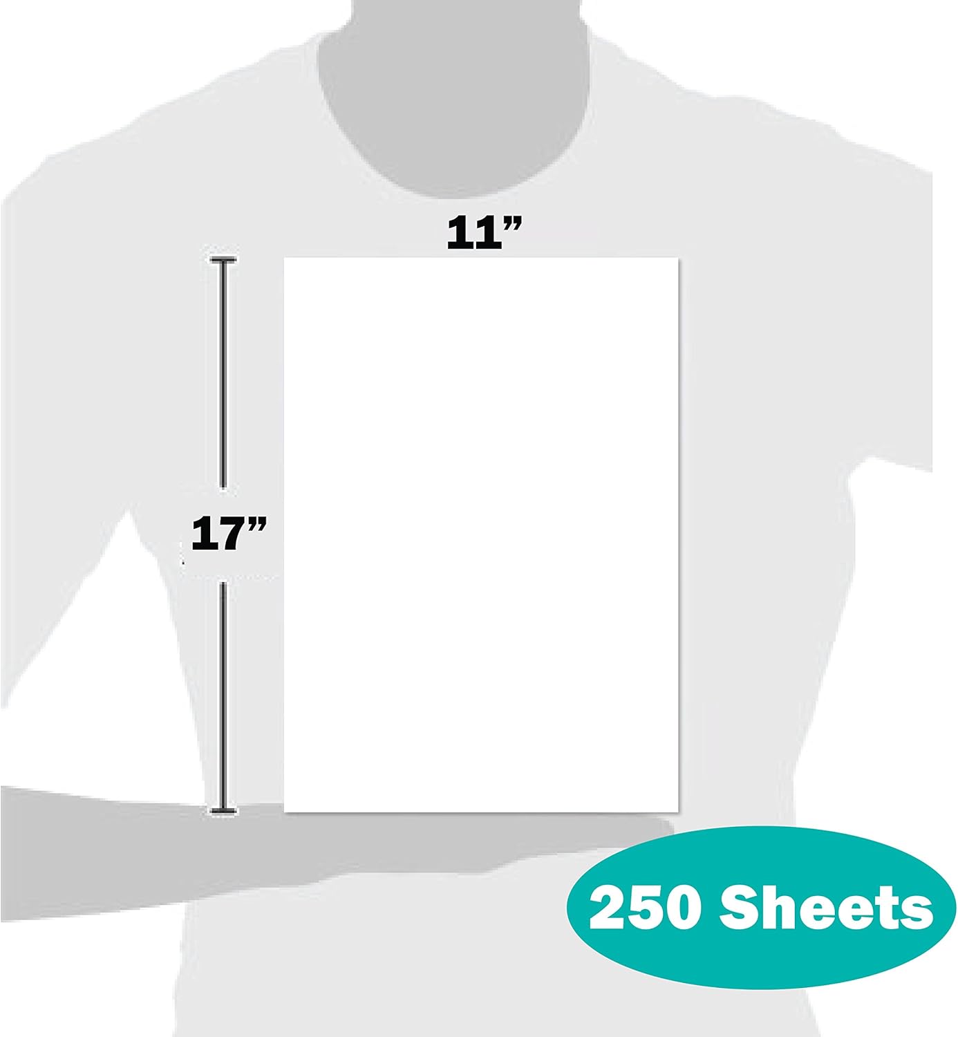 Springhill White Cardstock Paper, 90lb Index, 163gsm, 11 x 17 card stock, 1 Ream / 250 Sheets - Lightweight Cardstock with Smooth Finish (015110R) : Cardstock Papers : Office Products