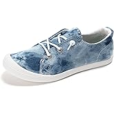 FUNKYMONKEY Shoes for Women, Comfort Low Top Canvas Slip On Sneakers Classic Casual Walking Shoes