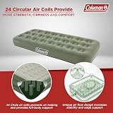 Coleman Airbed Comfort Bed Single Camping Mat 188 x 82 x 22 cm Green view 4