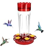 Glass Hummingbird Feeders for Outdoors Hanging Ant
