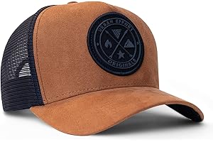 Urban Effort Mesh Back Cap - for Men and Women Baseball Hat 5-Panel Trucker Hat - Great Snapback Closure for Hunting & Hiking