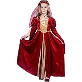 PGOND Girl's Renaissance Halloween Fancy Dress Costume