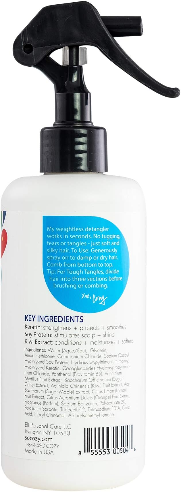 Socozy Cinch Detangler Leave In Conditioner Fruity Tutti 8