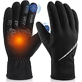 OZERO Winter Gloves for Men Women: Waterproof Touch-Screen Glove Thermal Coldproof Snow Gloves for Driving Cycling Skiing