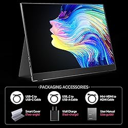 ForHelp True 4K Portable Monitor - 15.6inch UHD