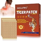 42PCS Tiger Patch, 4.7''x3.5'' Larger Size Chinese Tiger Back Heat Patches Ultra Strength for Muscle Joint of Knee Shoulder and Neck
