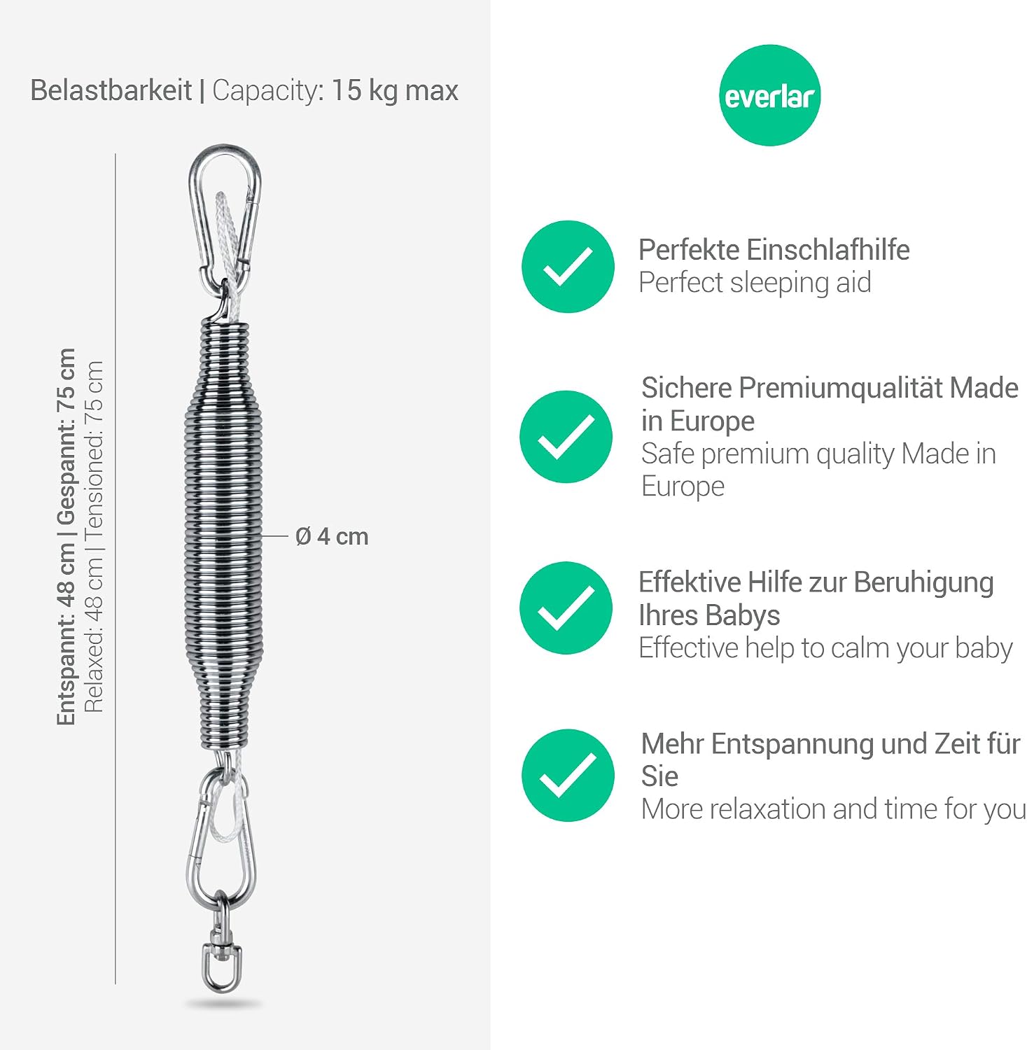 Everlar baby weighing pen complete set, the perfect he perfect sleeping aid - Image 5