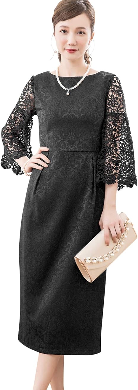 Amazon Dressstar パーティードレス ワンピース 結婚式 二次会 卒業式 卒園式 フォーマル ダマスク ワンピース ドレス スーツ 大きいサイズ イブニングドレス 通販